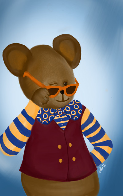 Ta Winky Bear | dollshouse | Digital Drawing | PENUP