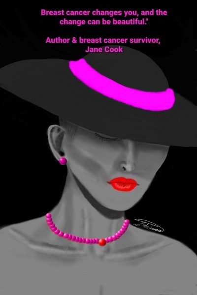 Breast Cancer exists every month | snazz | Digital Drawing | PENUP