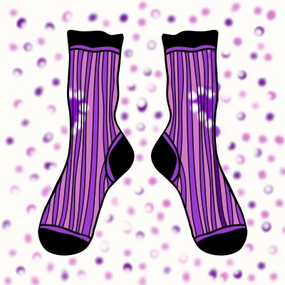 P & P polka dot socks. | Trish | Digital Drawing | PENUP