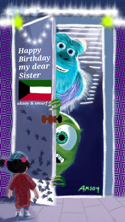 Happy birthday  my dear sister  | -aksoy- | Digital Drawing | PENUP