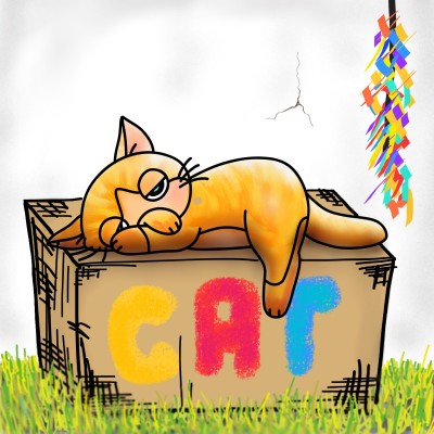 gato en caja | franz | Digital Drawing | PENUP
