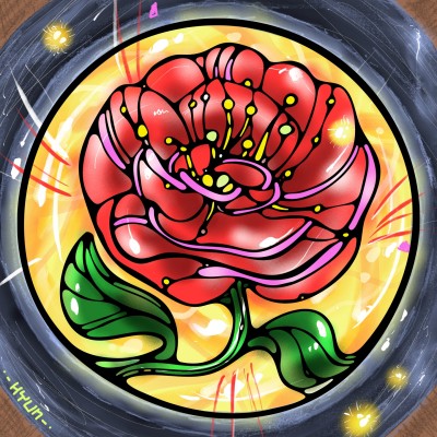The Birth of the Beast's Magic Rose | Hyun | Digital Drawing | PENUP