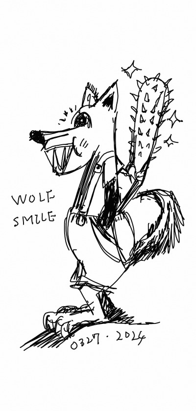 Wolf Smile. | mindsupply | Digital Drawing | PENUP