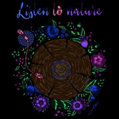 Listen To Nature | SocialButterfly | Digital Drawing | PENUP