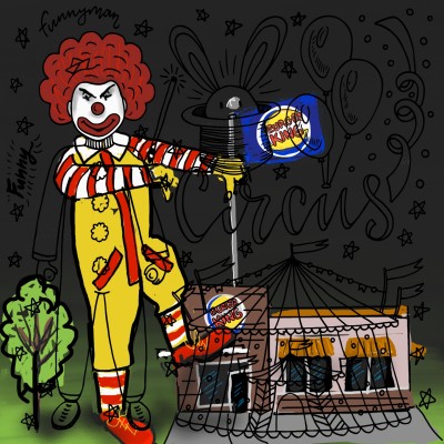 Evil Ronald | kelzwurld | Digital Drawing | PENUP
