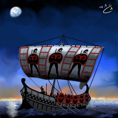 Vaixell antic  | Carme | Digital Drawing | PENUP