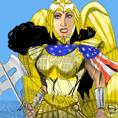 Armored Wonder Woman | Ria1 | Digital Drawing | PENUP