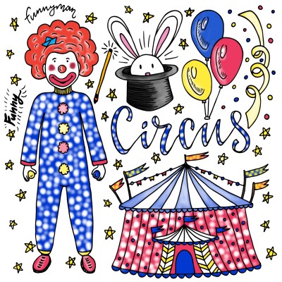 Circus  | Trish | Digital Drawing | PENUP