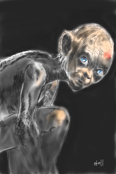 the Lord of the Rings/Gollum | oroll | Digital Drawing | PENUP