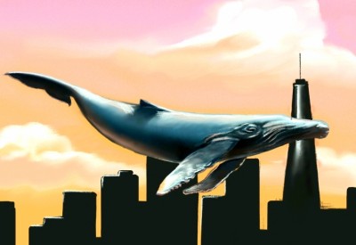 Flying Whale  | -DANDELION- | Digital Drawing | PENUP