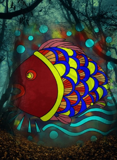 fish in the woods! | Jennifer | Digital Drawing | PENUP