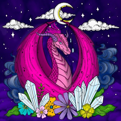 Pink Dragon  | Pinky9Ann | Digital Drawing | PENUP