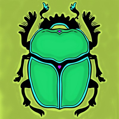 rare Scarab Beetle  | Beanz | Digital Drawing | PENUP
