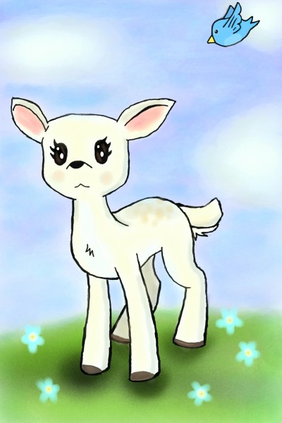 albino fawn ~~
albino deer | Zenovia | Digital Drawing | PENUP