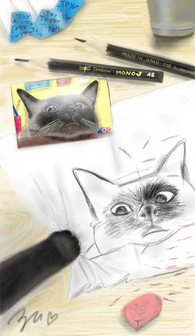 my life❤猫とコーヒとチョコレート | azu | Digital Drawing | PENUP