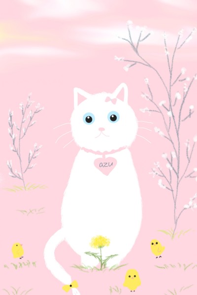 7. 병아리와 야옹이 (Chick and cat) | youngsook | Digital Drawing | PENUP