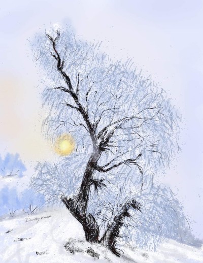 Winter  Tree  | dorothy | Digital Drawing | PENUP