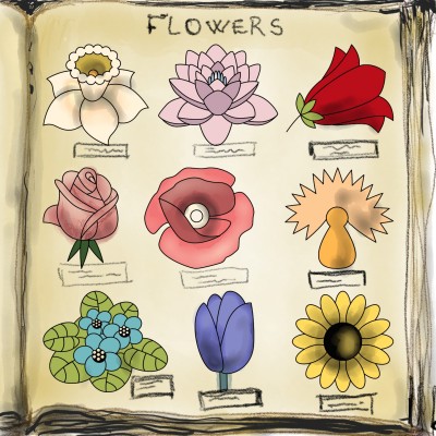 The book of flowers | lopz | Digital Drawing | PENUP