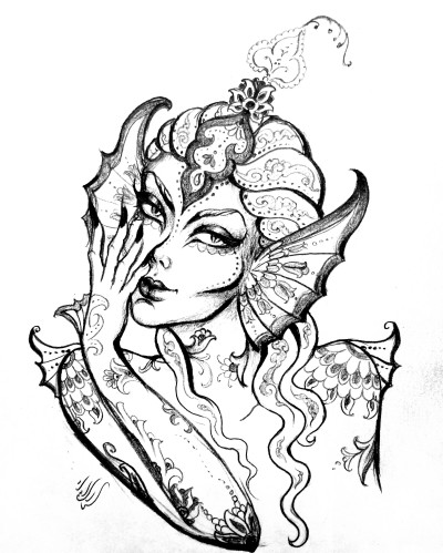   persian mermaid! | sitaArt | Digital Drawing | PENUP