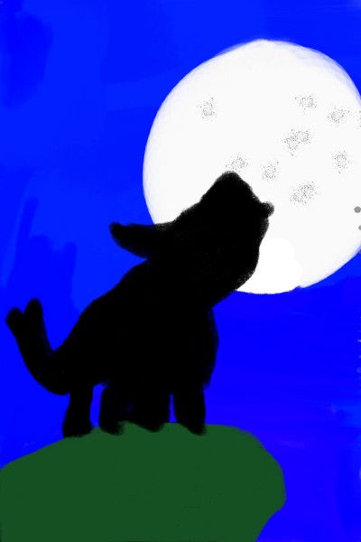 The Howling Wolf | samsungPrash | Digital Drawing | PENUP