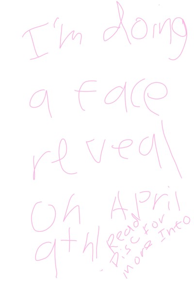 I am doing a face reveal on April 9th  | Wessy_Jade | Digital Drawing | PENUP