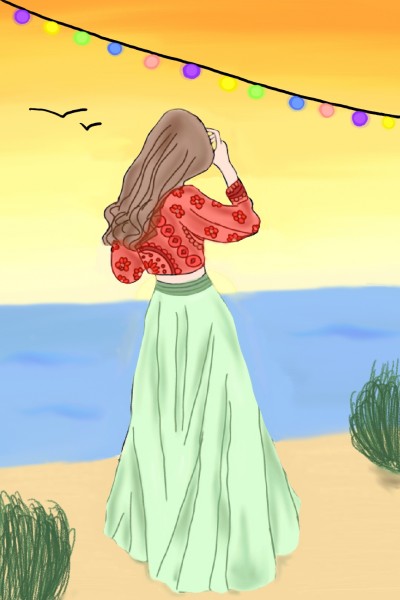 My beach party | Ashley | Digital Drawing | PENUP