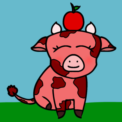 Apple cow! | Ukalaylay | Digital Drawing | PENUP