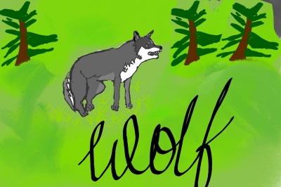 Wolf in wild plains | Jaikrish | Digital Drawing | PENUP
