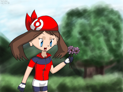 [P. C.] May with Flowers | WV-Cumoushall | Digital Drawing | PENUP