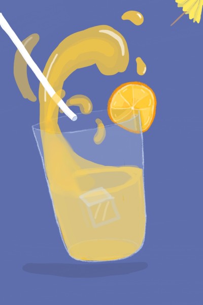 orange juice  | Haneen | Digital Drawing | PENUP