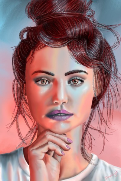 Violet lips | Doodilight | Digital Drawing | PENUP