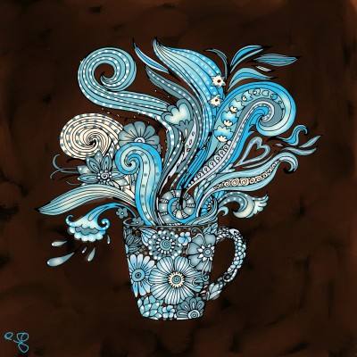 Blusey Coffee | Jules | Digital Drawing | PENUP