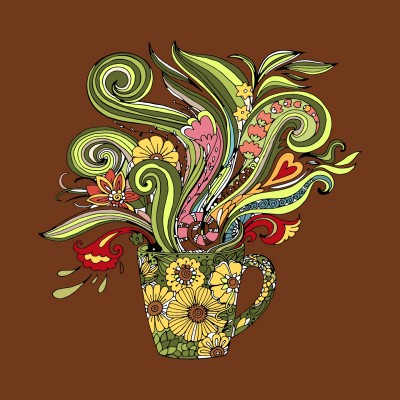 floral coffee  | lopz | Digital Drawing | PENUP