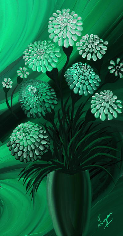 Malachite Green | Sugan | Digital Drawing | PENUP
