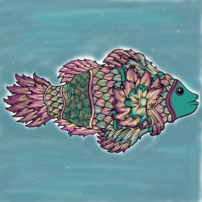 Shining Fish  | Rym | Digital Drawing | PENUP