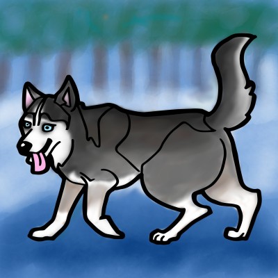 Husky | lisa | Digital Drawing | PENUP