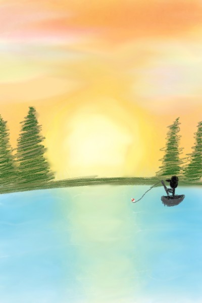 let's go fishing! | Zenovia | Digital Drawing | PENUP
