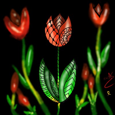 Tulipes  | Carme | Digital Drawing | PENUP