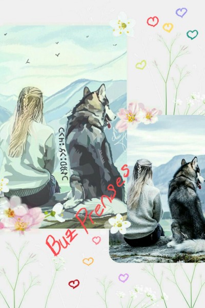 The Lady Mountain and Wolf with Original | Buzprenses | Digital Drawing | PENUP