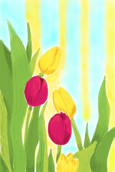 Tulipanes  | Ivonne | Digital Drawing | PENUP