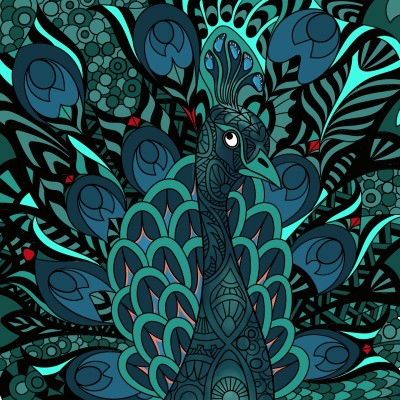 Peacock  | Tonya | Digital Drawing | PENUP
