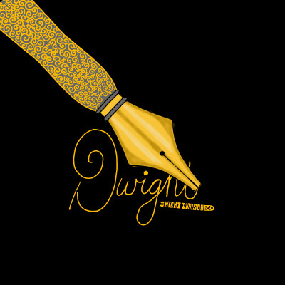 Signed in Gold | Dwight | Digital Drawing | PENUP