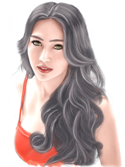 3D smudge portrait of Nikki | opit | Digital Drawing | PENUP