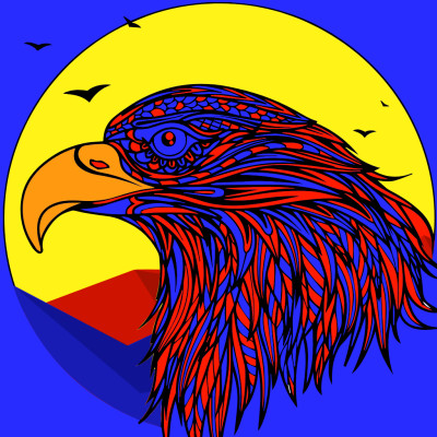 i love America red white and blue  | shawnsmith | Digital Drawing | PENUP