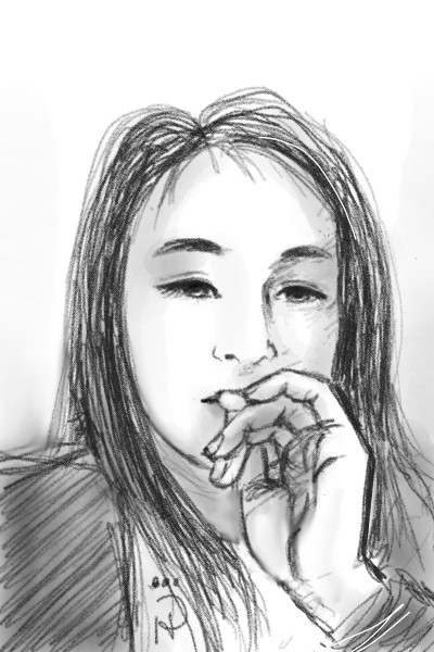 Portrait Digital Drawing | Nokhong | PENUP