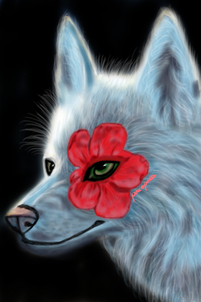 My wolf. My love  | pokapoka | Digital Drawing | PENUP