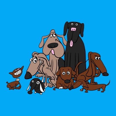Cartoon Dogs | Boomer | Digital Drawing | PENUP