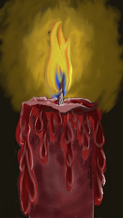 slowly Melting by candles light | Flying2BFree | Digital Drawing | PENUP