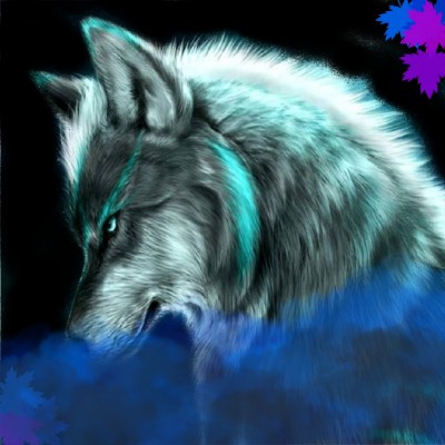 magic Wolf  | vaiollet_wolf | Digital Drawing | PENUP