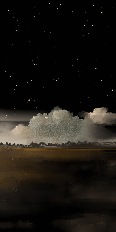 Night landscape | AntoineKhanji | Digital Drawing | PENUP